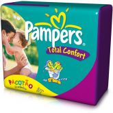 Pacotão de Fraldas M - Pampers Total Confort